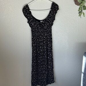 Aeropostale Dark Floral Midi Dress